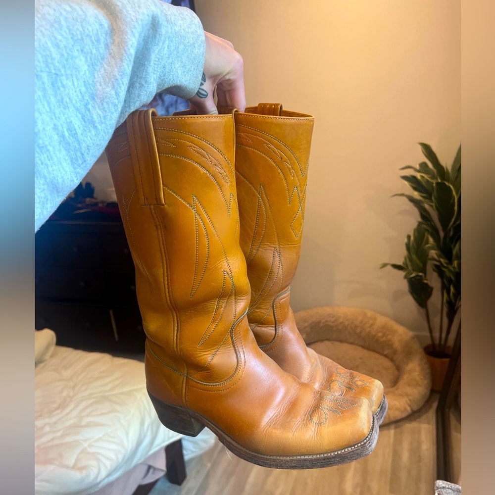 Vintage Black Label Frye Boots